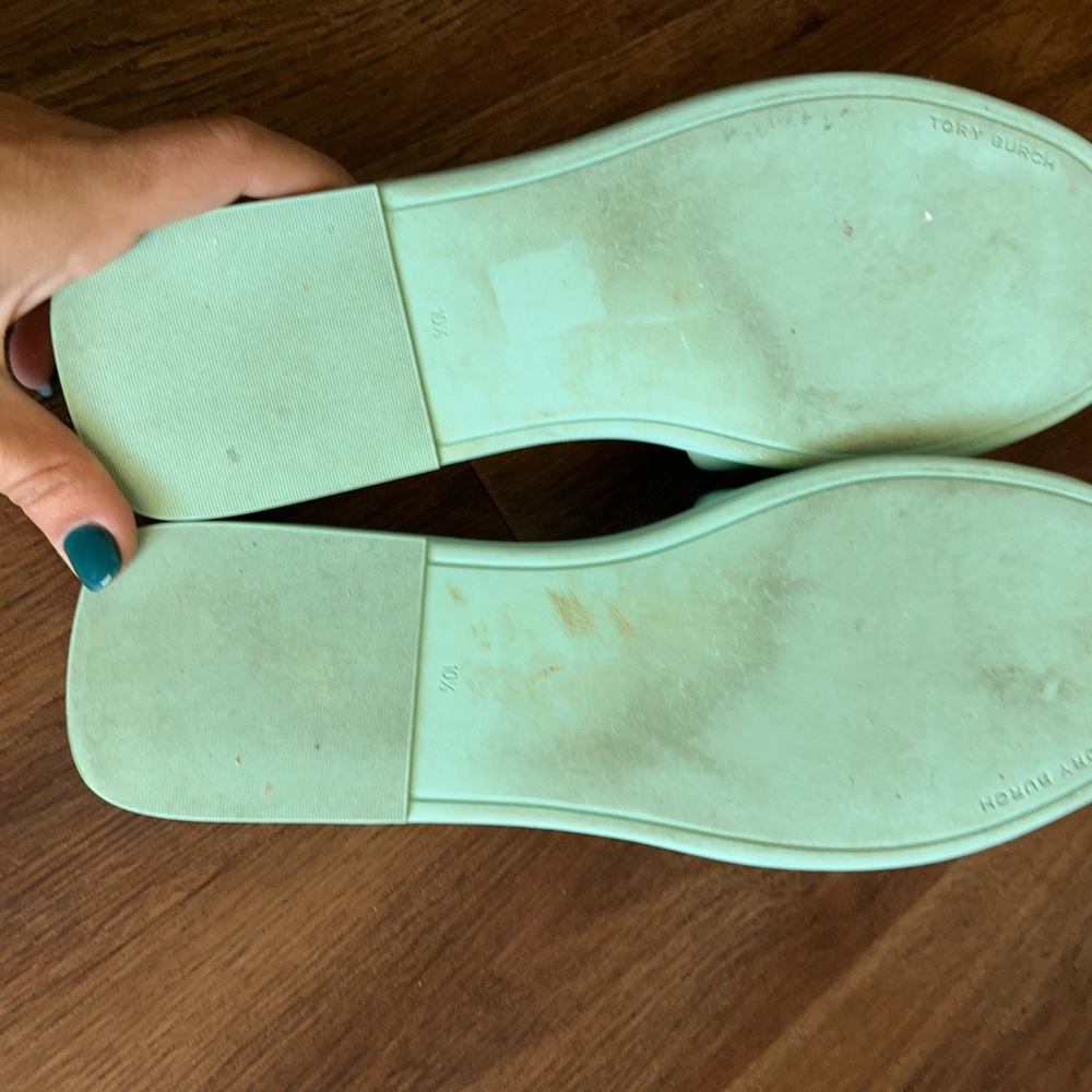 Tory Burch Double T Sport Slides - 10.5 - Picture 10 of 11